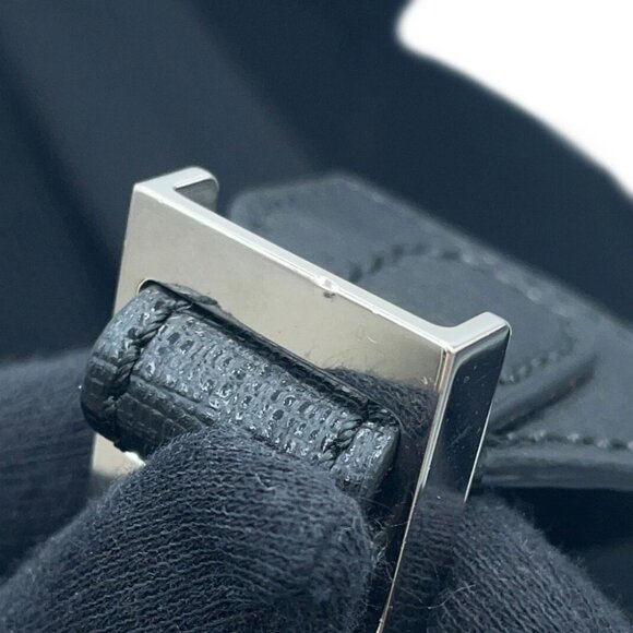 FENDI Backpack Light bulb Nylon Black/Yellow 7VZ016 - Picture 13 of 14